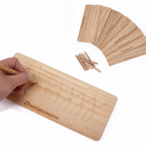 Schwungübungen, flüssiges Schreiben üben auf 8 Tafeln