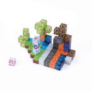 Magnetische Bausteine - Set mit 84 Teilen