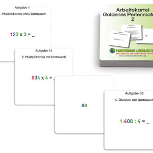 Arbeitskartei Goldenes Perlenmaterial Teil 2