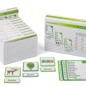 Phonogramme - 9 Boxen mit Bild- und Wortkarten ab Klasse 1