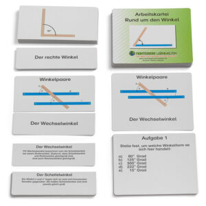 Arbeitskartei für den Geometriekasten: Rund um den Winkel