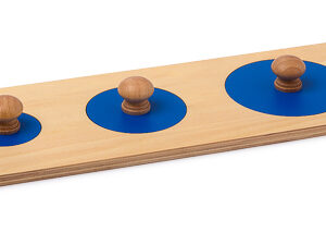 Puzzlebrett mit drei Kreisen