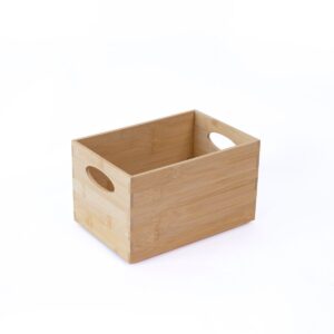 Stapelkiste aus Bambus, 24,5 x 16,5 x 15 cm