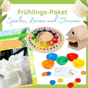 Frühlings-Paket : 4 Materialien zum Spielen, Lernen, Staunen