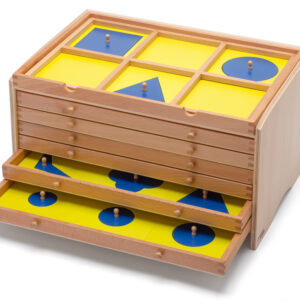 B-Ware: Geometrische Kommode mit Einführungsrahmen