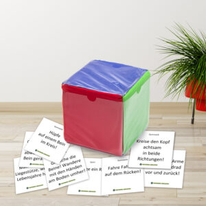 Farbenwürfel aus Stoff