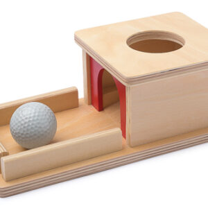 Holzkasten mit Ablage