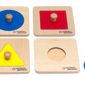 Puzzlesatz mit einzelnen Figuren