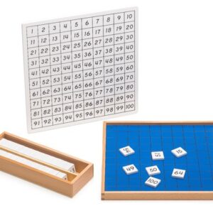 Hunderterbrett mit Kontrolltafel