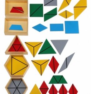 Konstruktive Dreiecke, 5 Kästen