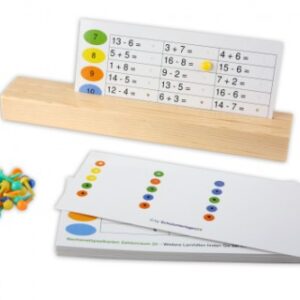 24 Rechenstöpselkarten - Rechnen im ZR 20