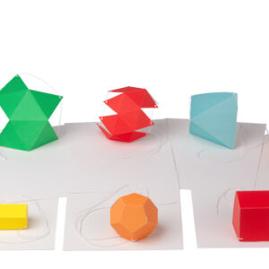 Schnurzugmodelle - 8 Geometrische Körper durch einen Zug entstehen lassen