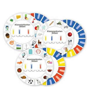 35 Klammerkarten Silben