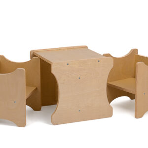 Kindertisch mit Stühlen - abwischbare Premiumqualität