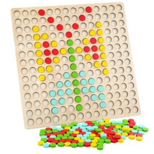 Legebrett mit bunten Chips