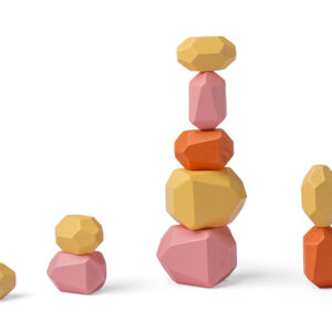 Stapelsteine - 10 Holzsteine zum Balancieren und Stapeln