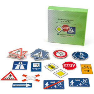 Verkehrszeichen aus Karton