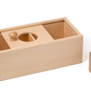 Schiebedeckelbox mit Holzzylinder