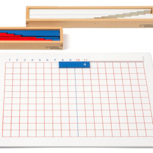 Streifenbrett zur Subtraktion -  Zehnerübergang lernen