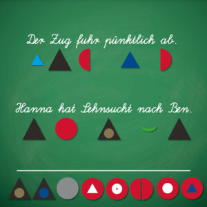 Magnetische Wortartensymbole Teil 2