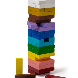 Jenga Stapelspiel - auch zum Kopfrechnen bis 20 und Multiplikation