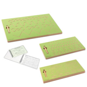 Montessori-Materialpaket Schwungübungen ab 3 Jahren