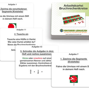 Arbeitskartei Bruchrechenkreise