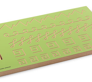 Schwungübungstafel mit Schreibübungen