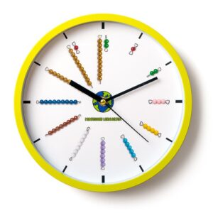 Montessori Perlenstäbchen-Uhr