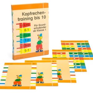 Klammerkarten Kopfrechentraining bis 10