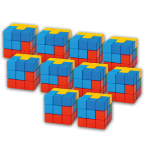 Sparset 10er Soma-Würfel 6 x 6 x 6 cm aus Holz