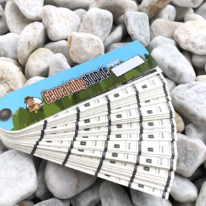 Geocaching Logbuch für XXL PETling - gefächert, 1.500 Einträge (Geocache, PETlinge)