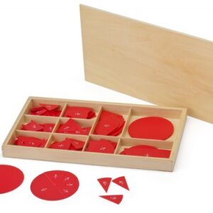 Bruchrechenkreise 1/1 bis 1/10