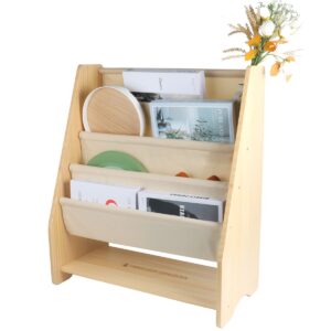 B-Ware: Bücherregal mit Stofffächern