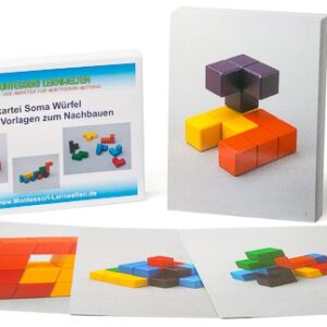 Arbeitskartei Soma Würfel - Vorlagen zum Nachbauen