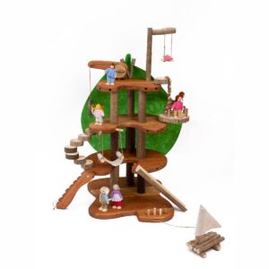 Abenteuer-Baumhaus mit Spielfiguren
