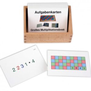 Aufgabenkarten für das Große Multiplikationsbrett