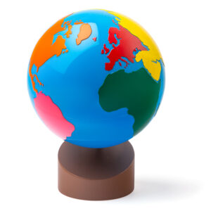 Montessori Globus - Erdteile / Kontinente