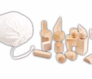 Geheimnisvoller Beutel mit Geometrischen Formen