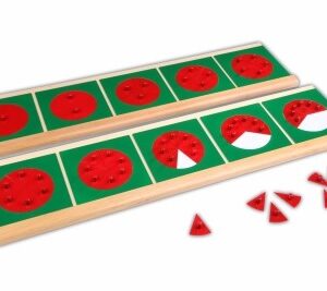 Bruchrechenkreise mit Holzständer