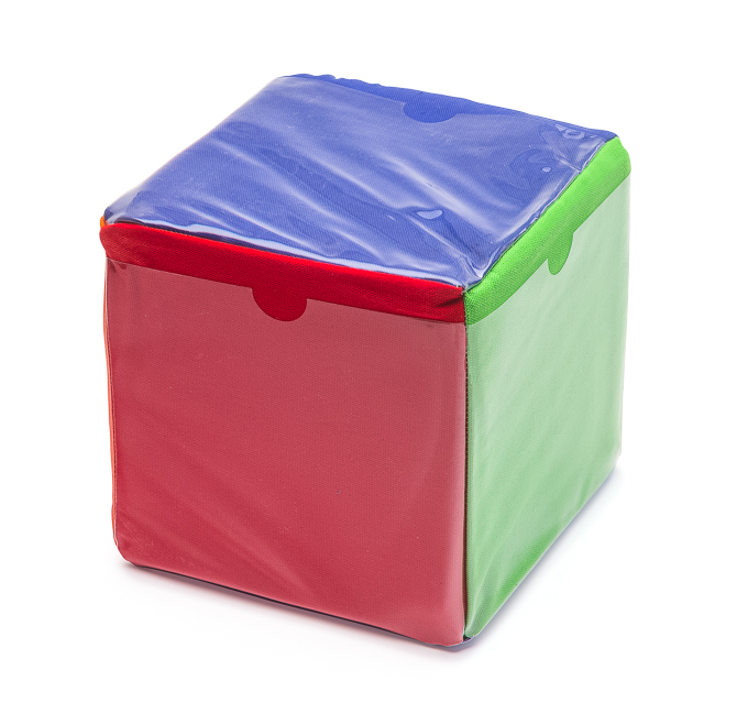 Farbenwürfel aus Stoff 2 Farbenwürfel aus Stoff – Bild 2