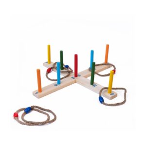 Ringwurfspiel aus Holz