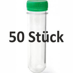 50er Set XXL PETLING mit Deckel (FTF)  - 16 cm Rohling Flaschenrohling PETlinge Geocaching