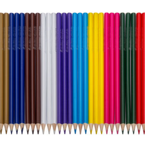 30 Buntstifte in Montessori-Farben