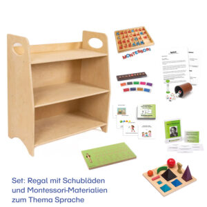 Regal Sprachmaterial