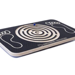 Balance Board aus Holz mit Labyrinth
