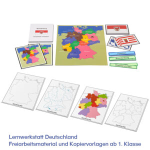 Lernwerkstatt Deutschland – Freiarbeitsmaterial und Kopiervorlagen ab 1. Klasse