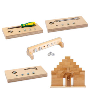 Montessori-Werkstatt: Das Baumeister-Set