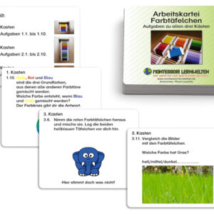 Arbeitskartei Farbtäfelchen