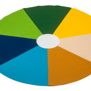 Wochenkreis / Wochenplan - Teppich aus Fleece